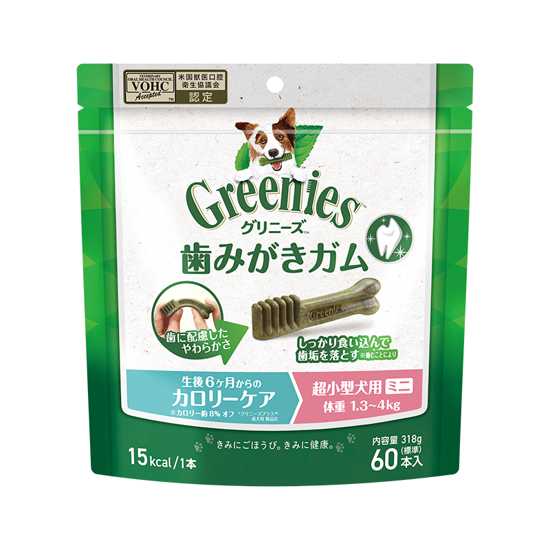 グリニーズ プラス カロリーケア 超小型犬用 ミニ 1.3-4kg