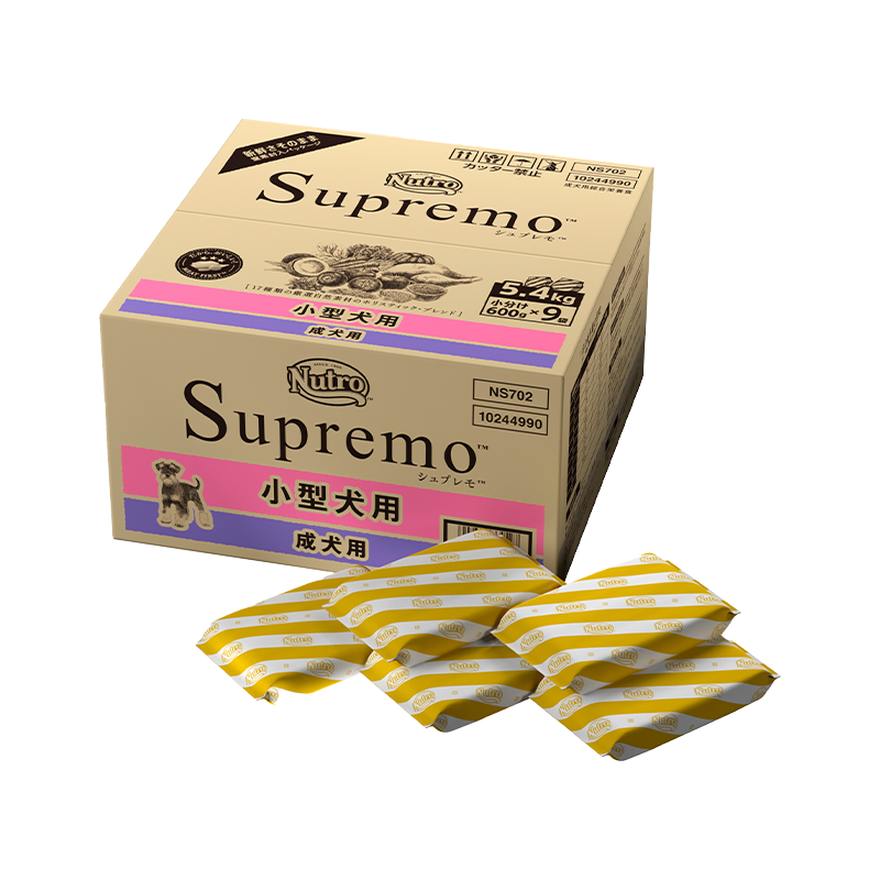 公式通販限定】ニュートロ シュプレモ 小型犬用 成犬用 5.4kg(600g×9 公式通販限定】ニュートロ シュプレモ 小型犬用 成犬用 5.4kg(600g×9