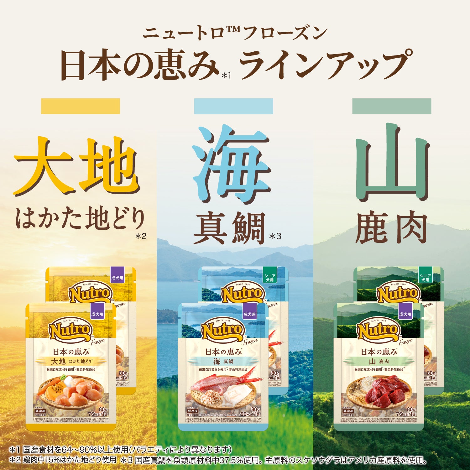 ニュートロ フローズン 日本の恵み 成犬用 トライアルセット