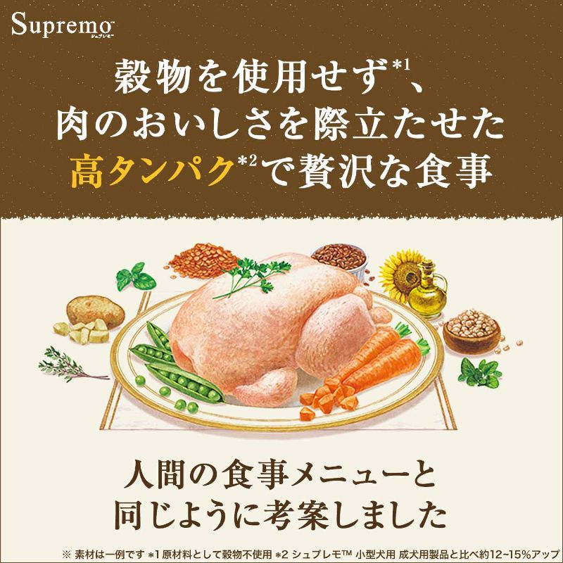 ニュートロ シュプレモ 超小型犬〜小型犬用 成犬用 草原のレシピ チキン 800g/2kg/4kg