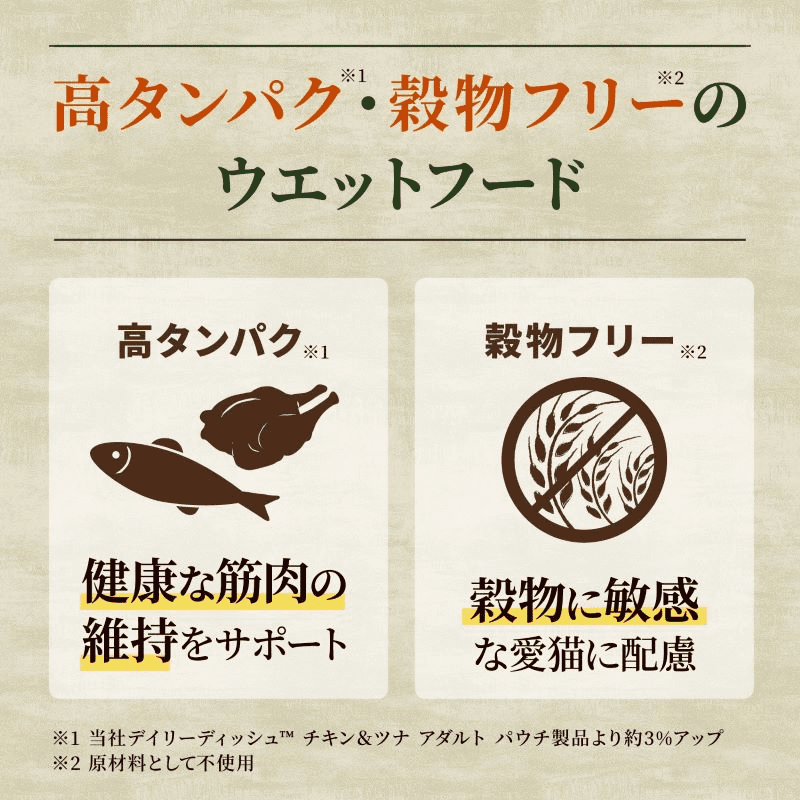 ニュートロ キャット ワイルド レシピ アダルト チキン&ツナ グルメ仕立てのざく切りタイプ パウチ