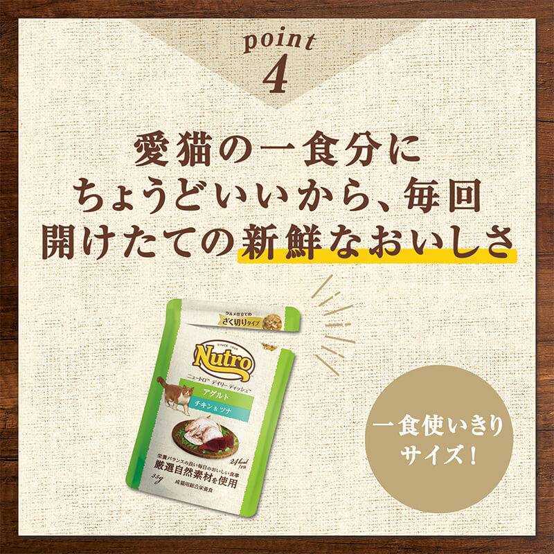 ニュートロ キャット デイリー ディッシュ シニア猫用 チキン クリーミーなペーストタイプ パウチ